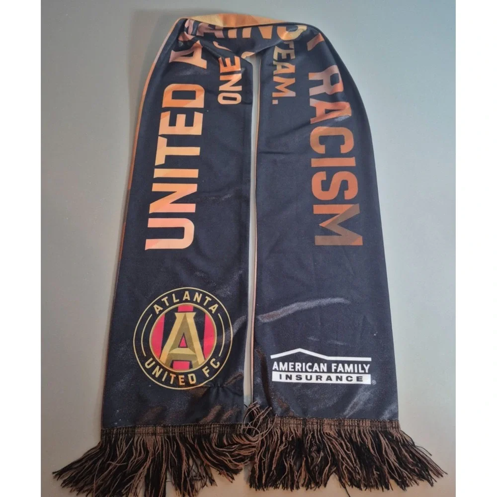 Atlanta United Against Racism Satin Scarf Multicolored 60